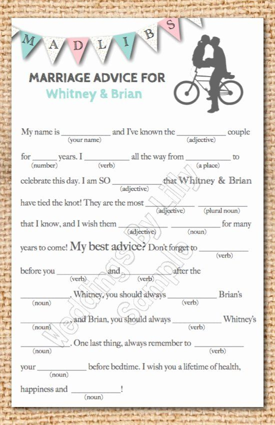 Printable Wedding Kids Mad Libs Template 2022 Printablemadlibs