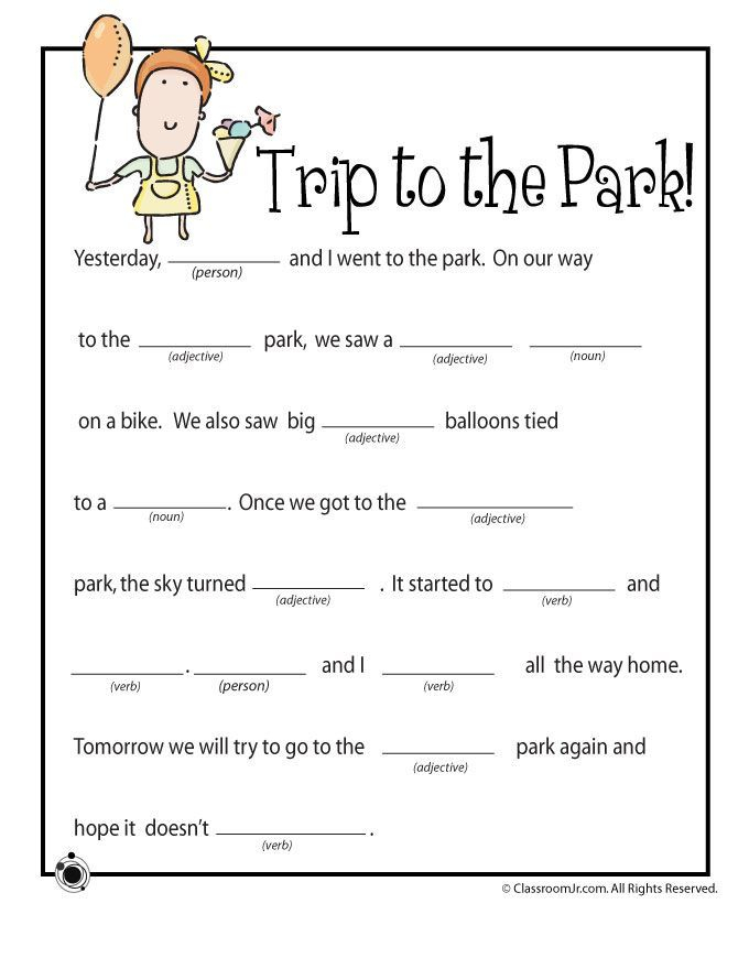 Second Grade Superstars Wacky Wednesday Mad Libs Printable Mad Libs