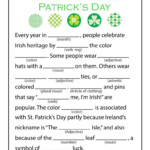 St Patrick Day Activities March Activities Holiday Activities