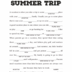 Summer Mad Libs Printable Mad Libs Printable Mad Libs Funny Mad Libs