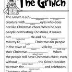 The Grinch Mad Lib Christmas Worksheets Christmas Classroom