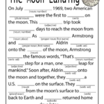 The Moon Landing Ad Libs For Kids Woo Jr Kids Activities Children