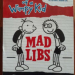 Unused 8x10 Mad Libs DIARY OF A WIMPY KID W Stickers Poster