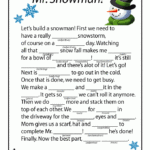 Winter Mad Libs Woo Jr Kids Activities Christmas Classroom